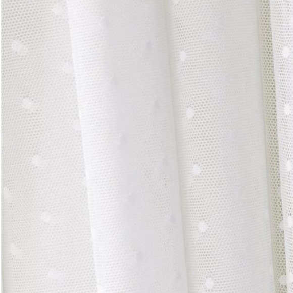 NWT torrid Special Occasion Ivory Dot Mesh Midi Skater Dress, size 18 - Picture 3 of 16